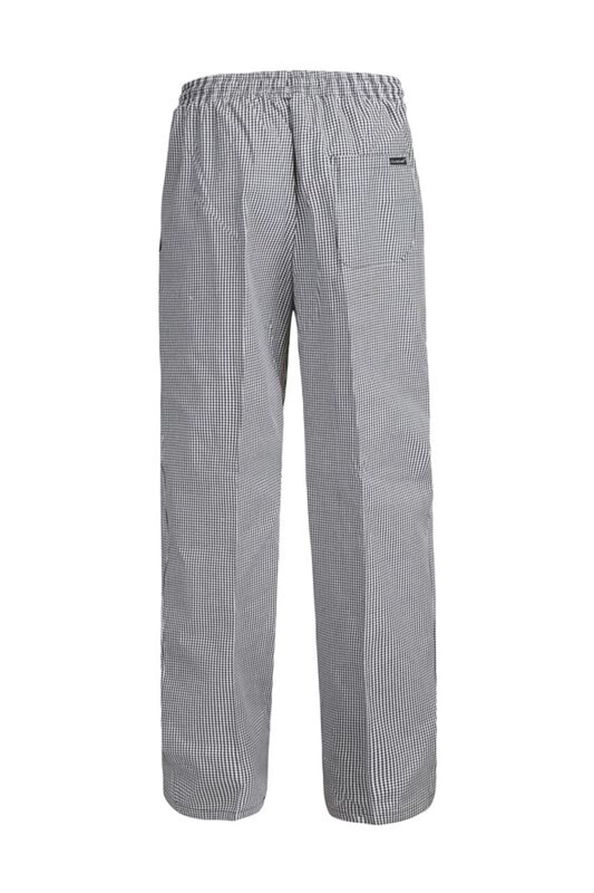 UNISEX CHEFS CHECK ELASTIC DRAWSTRING PANT Chefscraft